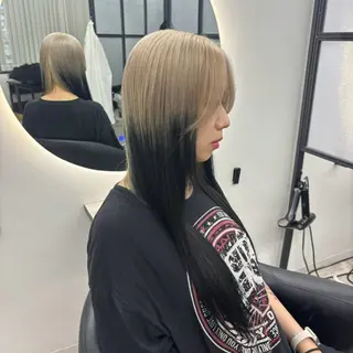 ロング カラー Ren. 🦋デザインカラーのヘアスタイル