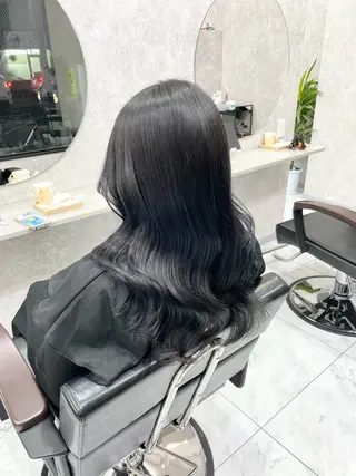 セミロング 🦋ハイトーン🦋 石山 希理🦋のヘアスタイル