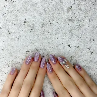 セミロング カラー パーマ ヘアアレンジ メンズ キッズ ネイル マツエク・マツパ アイブロウ Salon Ｋのネイルデザイン