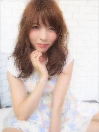 セミロング ほさか しんごのヘアスタイル