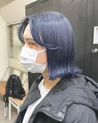 ショート カラー パーマ ヘアアレンジ メンズ キッズ ネイル マツエク・マツパ 韓国ボブ/髪質改善 ニュアンス特化RYOのヘアスタイル
