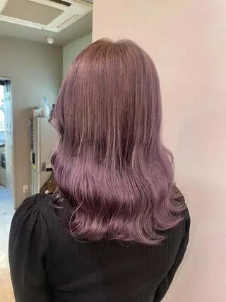 ロング カラー ヘアアレンジ THE BALM💞 松井のマツエク・マツパデザイン