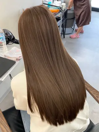 ロング カラー RIENS♡xrea 山本優舞のヘアスタイル