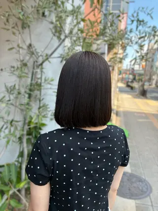 ミディアム カラー 梅原 姫🍬🐰のヘアスタイル