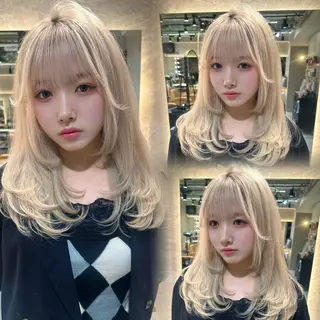 セミロング 銀座副店長/レイヤー /髪質改善/田島のヘアスタイル