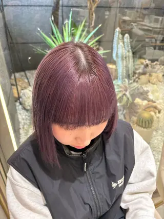 セミロング カラー ꪆৎ平行アーチ ྀི ワカナの眉毛・アイブロウイメージ