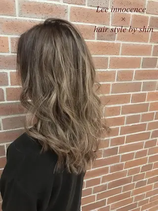 ミディアム カラー カラー/髪質改善スペ シャリスト宮本　伸一のヘアスタイル