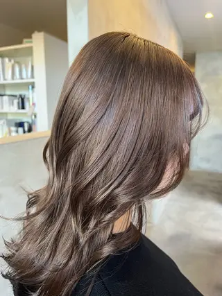 ミディアム カラー Salon de  COCO所属・Yuka /ツヤカラー✨のヘアスタイル