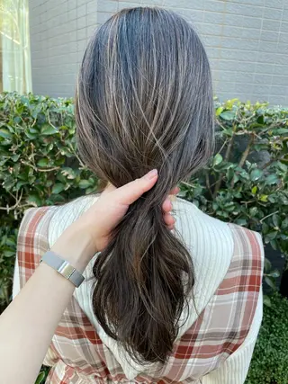 ロング 韓国風ヘア♡ runaのヘアスタイル
