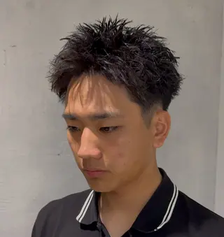 メンズ SALOWIN梅田茶屋町North店所属・岡田/メンズ特化/パ ーマ&ショートのプロのヘアスタイル