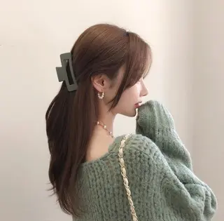 カラー 韓国風赤み消し🌱 透明感カラー🌱上野のヘアスタイル