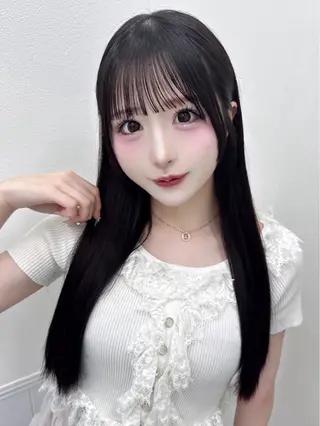 ロング カラー リルミーミュエナ💎 大須/矢場町/上前津のヘアスタイル