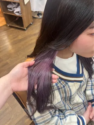 カラー 三宅　デザインカラー 透明感カラー✨のヘアスタイル