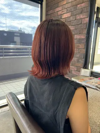 ミディアム 🌱髪質改善×艶髪 🌱【天神美容室】のヘアスタイル