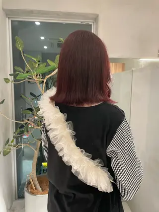 ロング カラー ボブ⌇ 艶カラー⌇ RIN🌙のヘアスタイル
