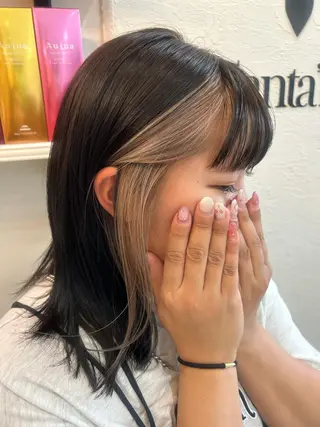 セミロング カラー stylist 🌼 SHIONのヘアスタイル