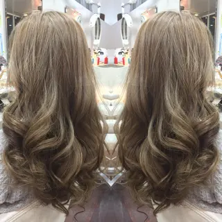 セミロング カラー 加藤 直樹のヘアスタイル