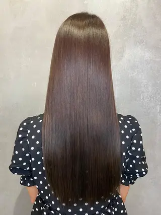 ロング カラー ツバサ 髪質改善のヘアスタイル