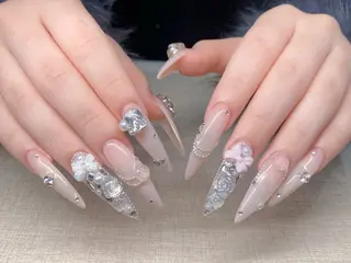 ネイル Momo チップ長さ出し専門店のネイルデザイン