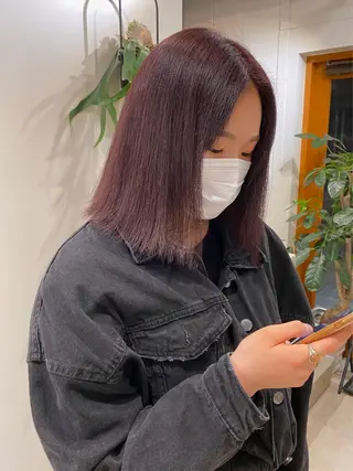 ミディアム カラー 村田 りょうやのヘアスタイル