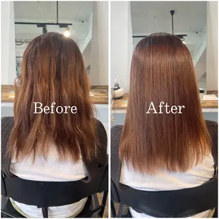 セミロング カラー ムラ修正/ ハイトーン💖Riaのヘアスタイル