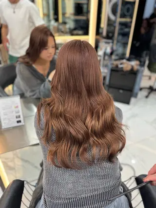 カラー lapis 渋谷本店 きりかのヘアスタイル
