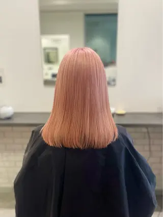 セミロング カラー GaKu/ハイトーン /ブリーチ/レイヤーのヘアスタイル