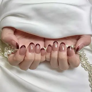 ネイル By moonネイル 🌷ワンホン/韓国風のネイルデザイン