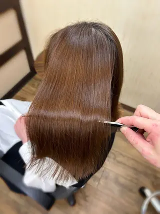 ロング みやたゆうき 髪質改善講師のヘアスタイル