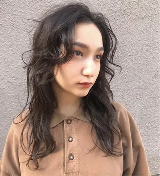ミディアム カラー パーマ 🧼柴田 健太郎🧼のヘアスタイル