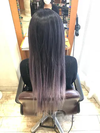 ロング カラー 100%髪質改善特化 TRUNSのヘアスタイル