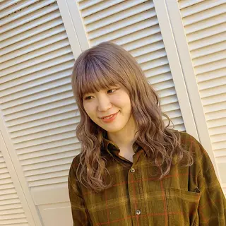 セミロング カラー GO TODAY SHAiRE SALON 町田店所属・🫧大森 知夏🫧のヘアスタイル
