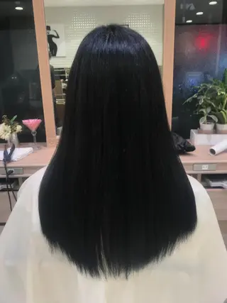 ロング カラー 縮毛矯正/髪質改善 /韓国風　山川春輝のヘアスタイル