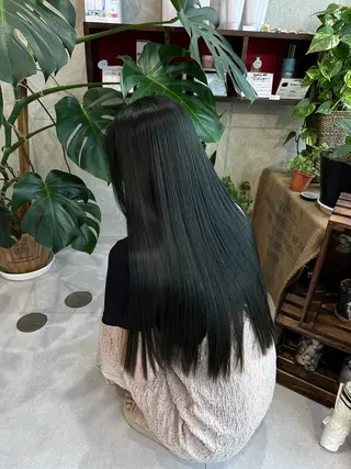 ロング カラー ANNDER所属・遠藤惟斗/自由が丘/ 透明感カラー/パーマのヘアスタイル