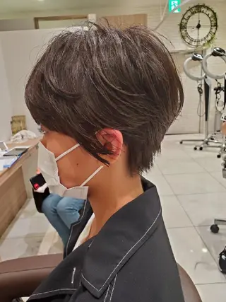 ショート カラー 中村 和貴 ＜Ash津田沼＞のヘアスタイル