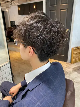 ショート パーマ メンズ amie蒲田西口所属・🫧褒められ艶髪🫧 Minamiのヘアスタイル