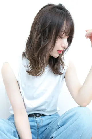 セミロング カラー 'amo所属・'amo eyelashのマツエク・マツパデザイン