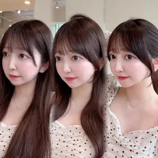 セミロング アフロートディル表参道店所属・艶髪カラー/レイヤー カット/表参道　寺崎のヘアスタイル