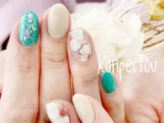 ネイル おうちのネイルサロン　konpeiTou〜こんぺいとう〜所属・おうちのネイルサロン KonpeiTouのネイルデザイン
