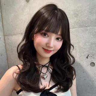 セミロング 🎀Rimi୨୧ ✨艶✨color🎀のヘアスタイル