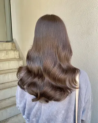 ロング カラー 🟦ニュアンス/メン ズパーマ横浜🟦のヘアスタイル