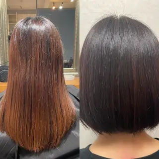 ミディアム カラー Hus所属・【Hus】 YUI🌟のヘアスタイル