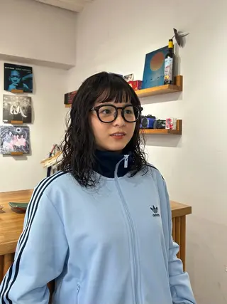 パーマ AOI✖️ BY MY SIDEのヘアスタイル