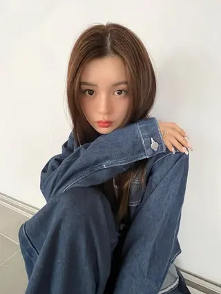 ロング カラー ヘアセット💘 似合わせカラーのヘアスタイル