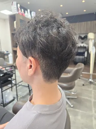 ショート メンズ パーマ 石川(park) ジェウンのヘアスタイル