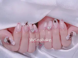 ネイル MxS Nail 【長さだし/フィルイン/マグネット/ワンホンネイル/韓国ネイル/パラジェル】所属・M×S Nail みなのネイルデザイン