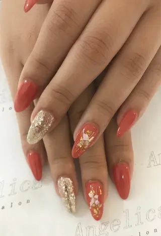 ネイル Angelica ネイリストのネイルデザイン