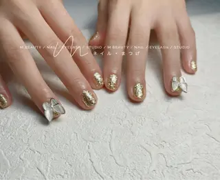 ネイル M🌷nail 長さだし専門店のネイルデザイン