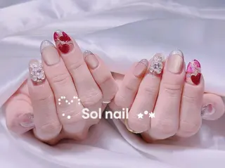 ネイル パラジェル&フィルイン取り扱いサロンSol Nail所属・Sol Nail ミネのネイルデザイン