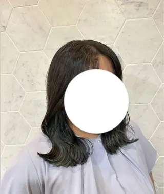 ミディアム カラー hairsalon ulu所属・仙台/抜け感カラー /工藤のヘアスタイル